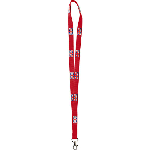 Polyester Lanyard 3D Druck, 15 Mm , chili, Polyester, 90,00cm x 1,50cm (Länge x Breite), Bild 1