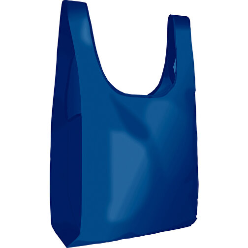 Full Color Faltbare Einkaufstasche Mit Innenfach , blau, Polyester, 63,00cm x 41,00cm (Höhe x Breite), Bild 1