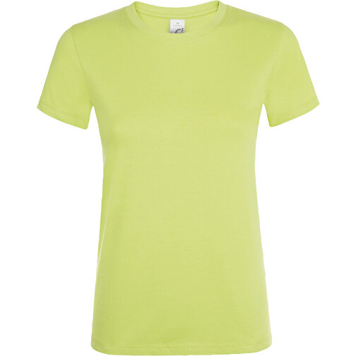 T-Shirt - Regent Women , Sol´s, apfelgrün, Baumwolle, XL, 67,00cm x 50,00cm (Länge x Breite), Bild 1