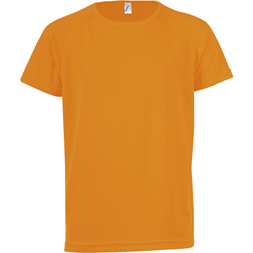T-Shirt - Sporty Kids , Sol´s, neon orange, Polyester, 3XL, 130,00cm x 140,00cm (Länge x Breite), Bild 1