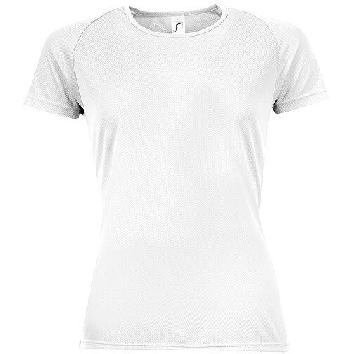 T-Shirt - Sporty Women , Sol´s, weiß, Polyester, S, 62,00cm x 44,00cm (Länge x Breite), Bild 1