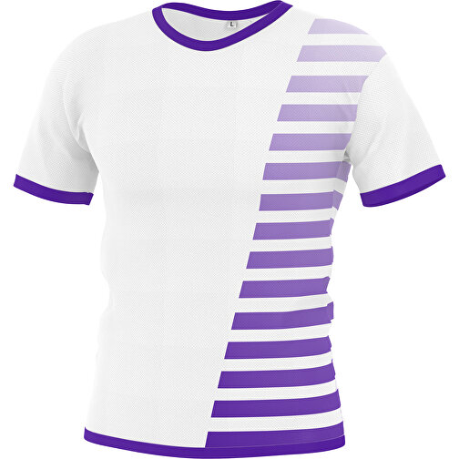 Regular T-Shirt Individuell - Vollflächiger Druck , violet, Polyester, L, 73,00cm x 112,00cm (Länge x Breite), Bild 1