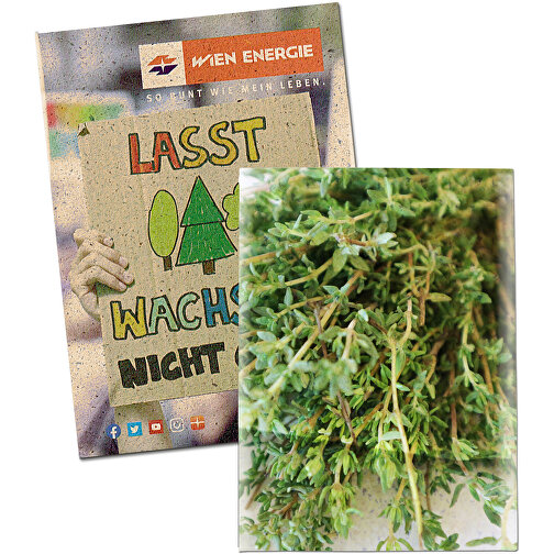 Mini Seed Bag - Grass Paper - Thyme, Bild 1