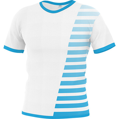 Regular T-Shirt Individuell - Vollflächiger Druck , himmelblau, Polyester, 2XL, 78,00cm x 124,00cm (Länge x Breite), Bild 1