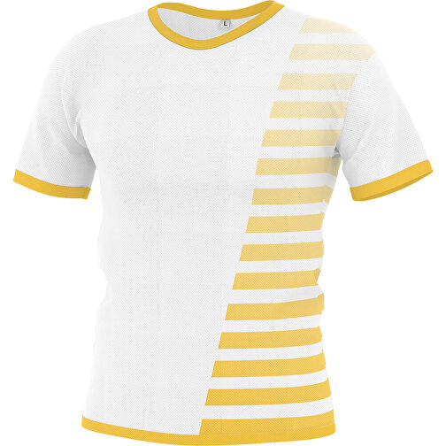 Regular T-Shirt Individuell - Vollflächiger Druck , goldgelb, Polyester, XL, 76,00cm x 120,00cm (Länge x Breite), Bild 1