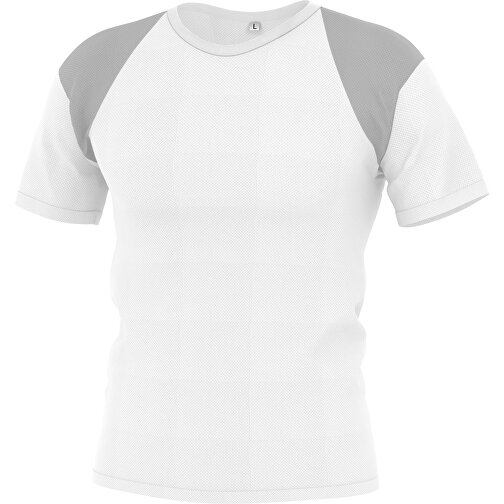 Regular T-Shirt Individuell - Vollflächiger Druck , hellgrau, Polyester, S, 68,00cm x 96,00cm (Länge x Breite), Bild 1