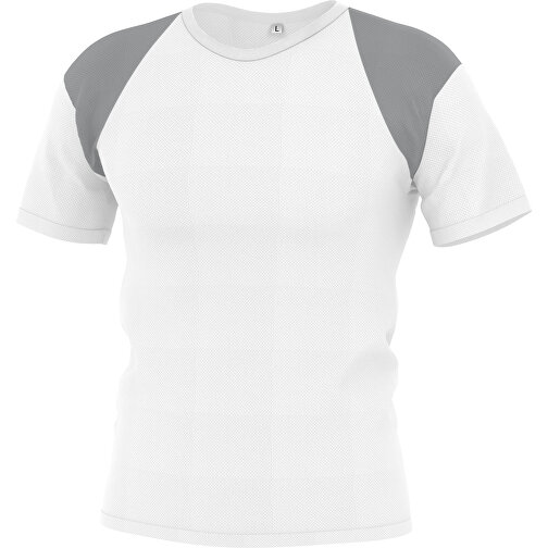 Regular T-Shirt Individuell - Vollflächiger Druck , silber, Polyester, M, 70,00cm x 104,00cm (Länge x Breite), Bild 1