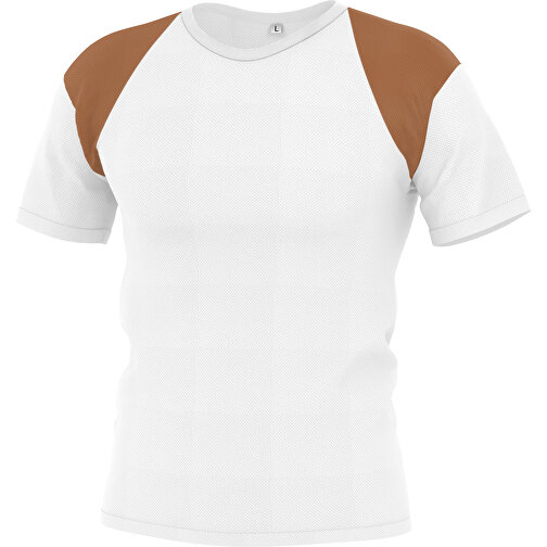 Regular T-Shirt Individuell - Vollflächiger Druck , braun, Polyester, XL, 76,00cm x 120,00cm (Länge x Breite), Bild 1