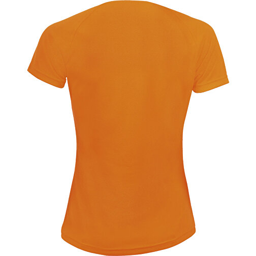 T-Shirt - Sporty Women , Sol´s, neon orange, Polyester, XL, 68,00cm x 53,00cm (Länge x Breite), Bild 2