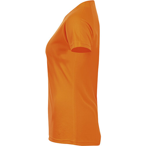 T-Shirt - Sporty Women , Sol´s, neon orange, Polyester, S, 62,00cm x 44,00cm (Länge x Breite), Bild 3