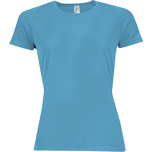 T-Shirt - Sporty Women , Sol´s, aqua, Polyester, XS, 60,00cm x 41,00cm (Länge x Breite), Bild 1