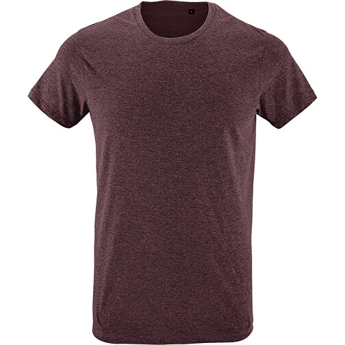 T-Shirt - Regent Fit , Sol´s, heide-rot, Baumwolle, M, 72,00cm x 51,00cm (Länge x Breite), Bild 1
