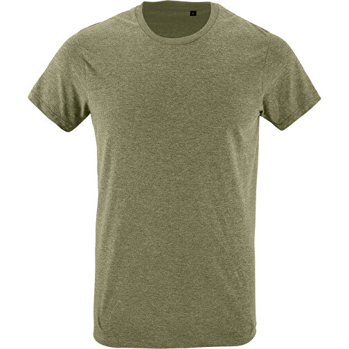 T-Shirt - Regent Fit , Sol´s, heide-khaki, Baumwolle, XL, 76,00cm x 57,00cm (Länge x Breite), Bild 1