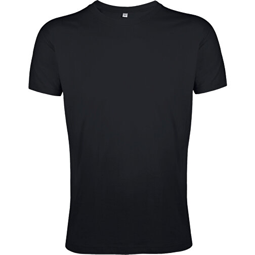 T-Shirt - Regent Fit , Sol´s, tiefschwarz, Baumwolle, XXL, 78,00cm x 61,00cm (Länge x Breite), Bild 1