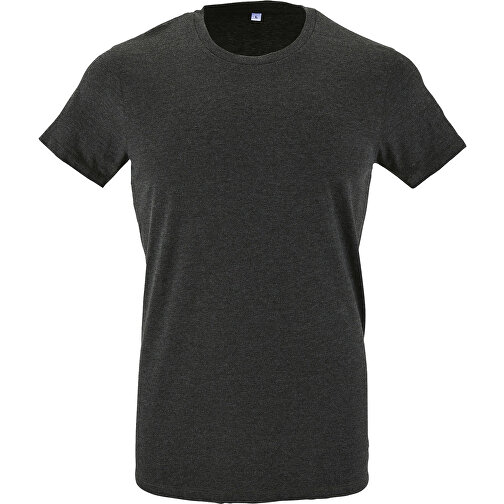 T-Shirt - Regent Fit , Sol´s, holzkohle melange, Baumwolle, XXL, 78,00cm x 61,00cm (Länge x Breite), Bild 1