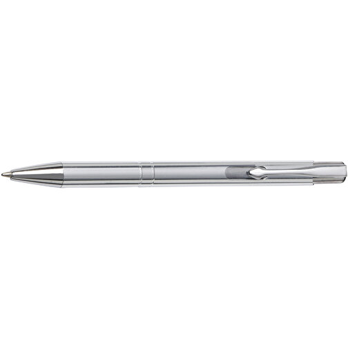 Aluminium-Kugelschreiber TUCSON , silber, Aluminium / Kunststoff, 13,70cm (Länge), Bild 3