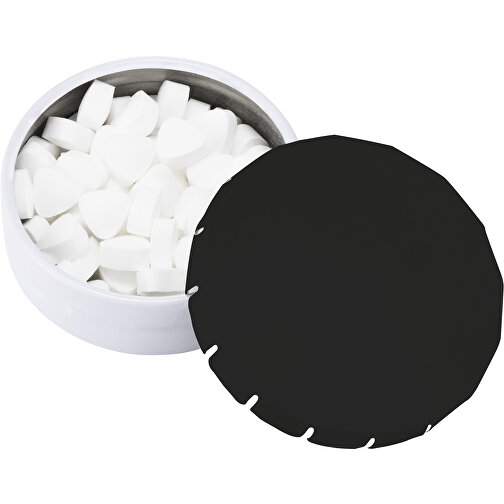 Super Runde Click-Plastikdose 45 Mm , schwarz, Metall/Kunststoff, 1,50cm (Länge), Bild 2