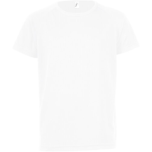 T-Shirt - Sporty Kids , Sol´s, weiss, Polyester, 4XL, 142,00cm x 152,00cm (Länge x Breite), Bild 1