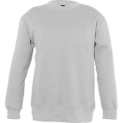 Sweatshirt - New Supreme Kids , Sol´s, graue melange, Mischgewebe Polyester/Baumwolle, XL, 106,00cm x 116,00cm (Länge x Breite), Bild 1