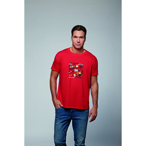 T-Shirt - Regent , Sol´s, hellgrau, Baumwolle, L, 74,00cm x 56,00cm (Länge x Breite), Bild 4