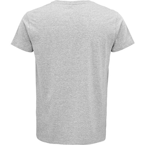 T-Shirt - Crusader Men , Sol´s, graue melange, Organische Baumwolle, L, 73,50cm x 54,00cm (Länge x Breite), Bild 2