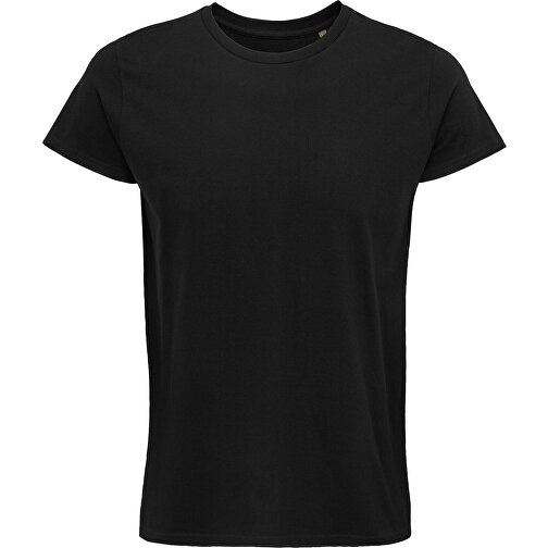 T-Shirt - Crusader Men , Sol´s, tiefschwarz, Organische Baumwolle, XL, 75,50cm x 57,00cm (Länge x Breite), Bild 1