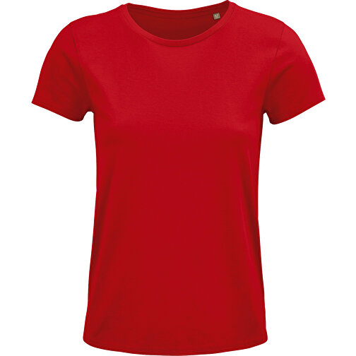 T-Shirt - Crusader Women , Sol´s, rot, Organische Baumwolle, XL, 67,00cm x 50,00cm (Länge x Breite), Bild 1