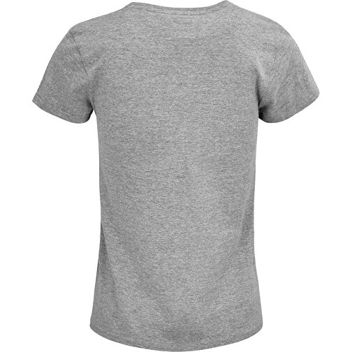 T-Shirt - Crusader Women , Sol´s, graue melange, Organische Baumwolle, M, 63,00cm x 44,00cm (Länge x Breite), Bild 2