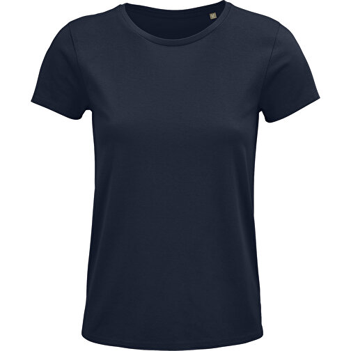 T-Shirt - Crusader Women , Sol´s, französische navy, Organische Baumwolle, M, 63,00cm x 44,00cm (Länge x Breite), Bild 1