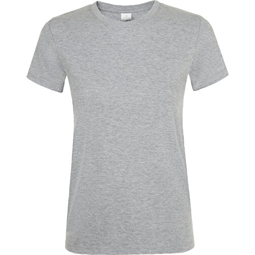 T-Shirt - Regent Women , Sol´s, graue melange, Baumwolle, L, 65,00cm x 47,00cm (Länge x Breite), Bild 1