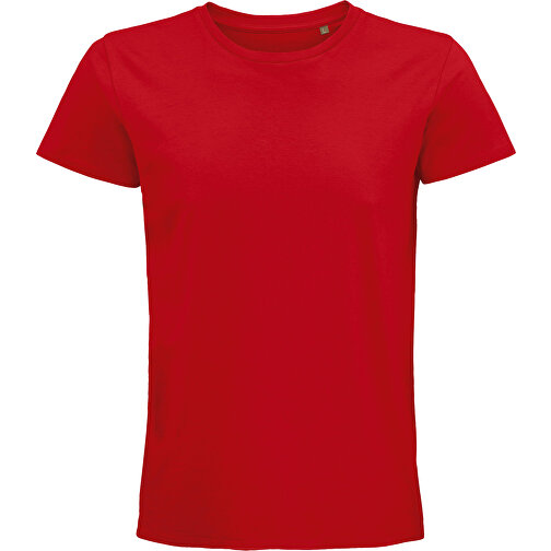 T-Shirt - Pioneer Men , Sol´s, rot, Organische Baumwolle, XS, 68,00cm x 45,00cm (Länge x Breite), Bild 1