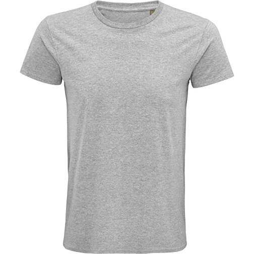 T-Shirt - Pioneer Men , Sol´s, graue melange, Organische Baumwolle, XXL, 78,00cm x 60,00cm (Länge x Breite), Bild 1