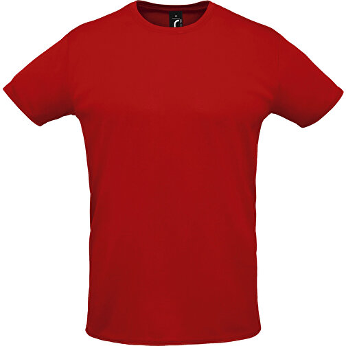 T-Shirt - Sprint , Sol´s, rot, Polyester, M, 72,00cm x 51,00cm (Länge x Breite), Bild 1