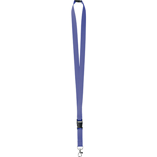 15 Mm Satin Sicherheits Lanyard , royalblau, Satin, 92,00cm x 1,50cm (Länge x Breite), Bild 1