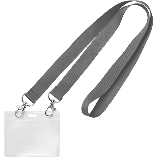 Lanyard de 25 mm avec 2 mousquetons métalliques, Image 1