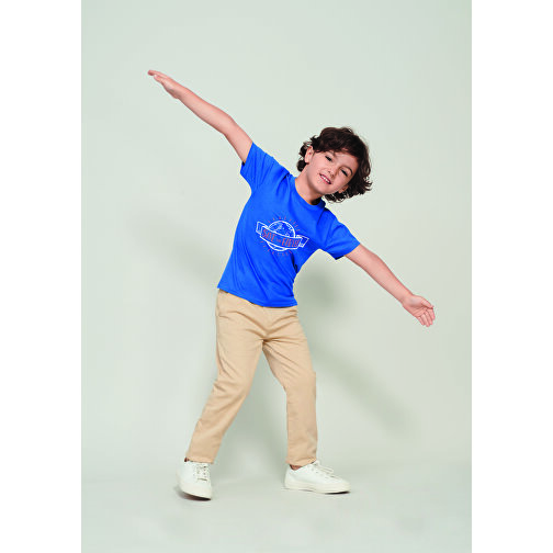 T-Shirt - Pioneer Kids , Sol´s, royal blue, Organische Baumwolle, L, 96,00cm x 104,00cm (Länge x Breite), Bild 4