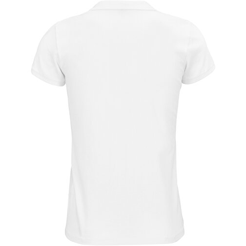 Polo Shirt - Planet Women , Sol´s, weiß, Organische Baumwolle, XS, 61,00cm x 39,00cm (Länge x Breite), Bild 2