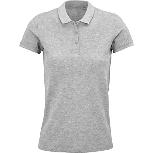 Polo Shirt - Planet Women , Sol´s, graue heide, Organische Baumwolle, XXL, 71,00cm x 54,00cm (Länge x Breite), Bild 1