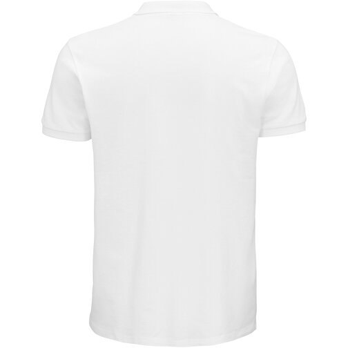 Polo Shirt - Planet Men , Sol´s, weiß, Organische Baumwolle, XXL, 78,00cm x 61,00cm (Länge x Breite), Bild 2