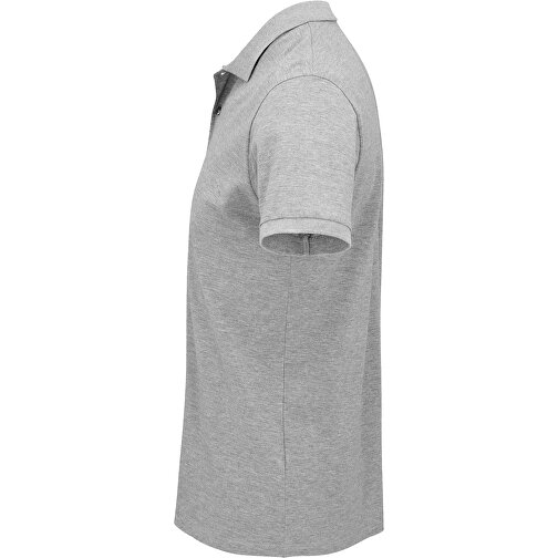 Polo Shirt - Planet Men , Sol´s, graue heide, Organische Baumwolle, XXL, 78,00cm x 61,00cm (Länge x Breite), Bild 3