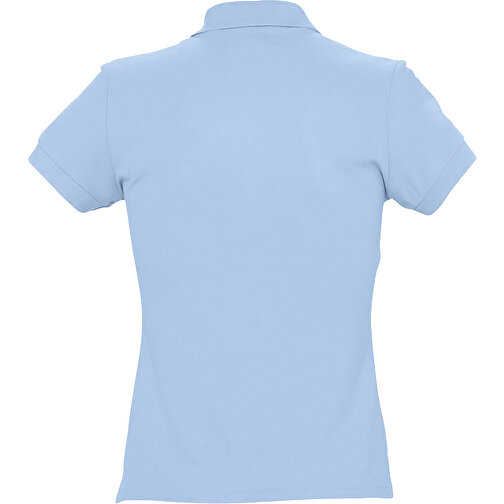 Polo Shirt - Passion , Sol´s, himmelsblau-pique, Baumwolle, M, 63,00cm x 46,00cm (Länge x Breite), Bild 2