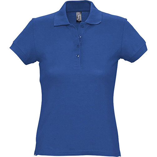 Polo Shirt - Passion , Sol´s, royal blue, Baumwolle, M, 63,00cm x 46,00cm (Länge x Breite), Bild 1