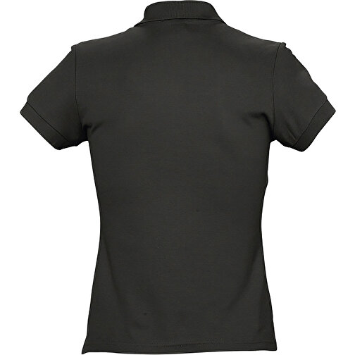 Polo Shirt - Passion , Sol´s, schwarz, Baumwolle, M, 63,00cm x 46,00cm (Länge x Breite), Bild 2