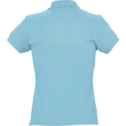 Polo Shirt - Passion , Sol´s, atoll blau, Baumwolle, S, 61,00cm x 43,00cm (Länge x Breite), Bild 2