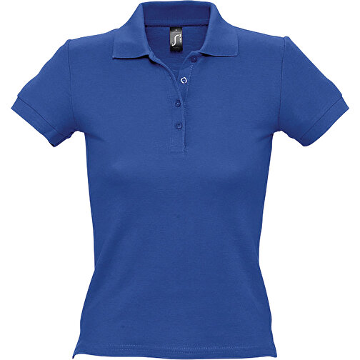 Polo Shirt - People , Sol´s, royal blue, Baumwolle, XXL, 69,00cm x 55,00cm (Länge x Breite), Bild 1