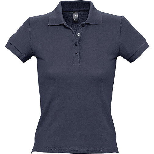 Polo Shirt - People , Sol´s, navy, Baumwolle, S, 61,00cm x 43,00cm (Länge x Breite), Bild 1