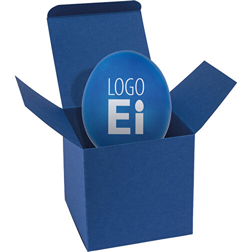 ColorBox LogoEi - Dunkelblau - Blau , blau, Pappe, 5,50cm x 5,50cm x 5,50cm (Länge x Höhe x Breite), Bild 1