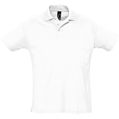 Polo Shirt - Summer Ii , Sol´s, weiß, Baumwolle, XS, 68,00cm x 47,00cm (Länge x Breite), Bild 1