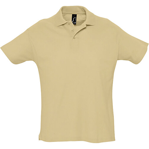 Polo Shirt - Summer Ii , Sol´s, sand, Baumwolle, XS, 68,00cm x 47,00cm (Länge x Breite), Bild 1