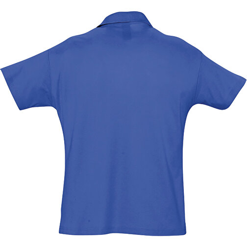 Polo Shirt - Summer Ii , Sol´s, royal blue, Baumwolle, XL, 76,00cm x 59,00cm (Länge x Breite), Bild 2
